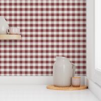 gingham - rosewood