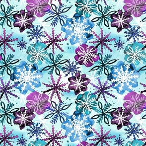 arctic whimsy snowflakes 12in