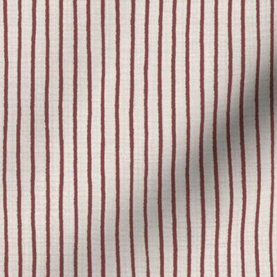 stripes - linen & rosewood