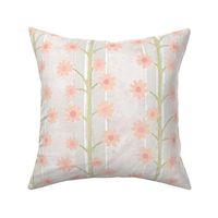 Soft Flower Stripes 24-inch repeat