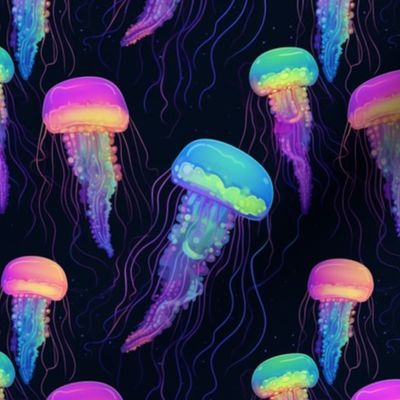 neon jellyfish