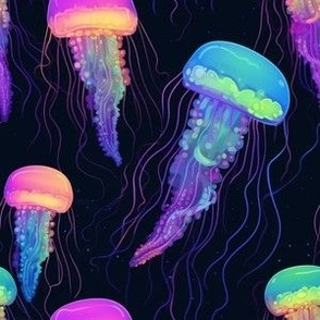 neon jellyfish