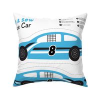 Cut and sew race car 8 turquoise