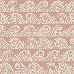 Waves pattern 1 Pink and Green