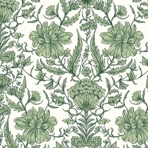 Chinoiserie Botany (Sage) Tinted Cream BG