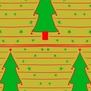Christmas tree borders
