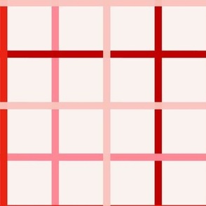 Pinks and red valentines grid 12x12