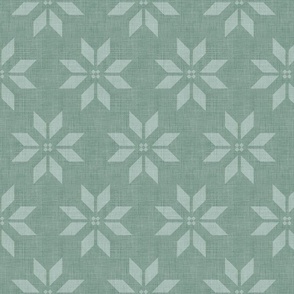 Christmas star - light sage green