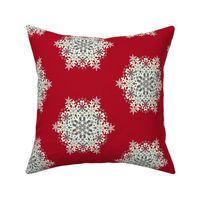 Snowflake Nordic Red