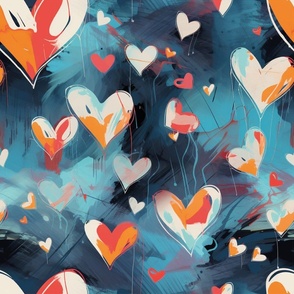 Abstract Love Graffiti