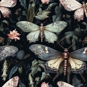 moths in the foliage