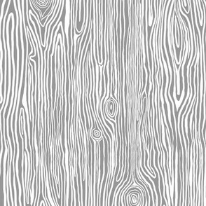 Wood Grain light Grey on Grey