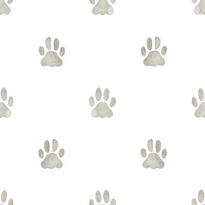 Watercolor Cat Paw Prints - Meowy Christmas - Angelina Maria Designs