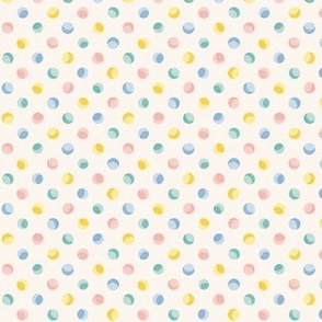 Easter Dots (Small) - textured spots in Spring pastels