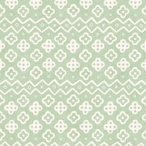 Flowerbed, mint green (Small)