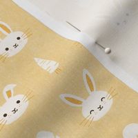 Easter Bunnies, butter yellow (Small)