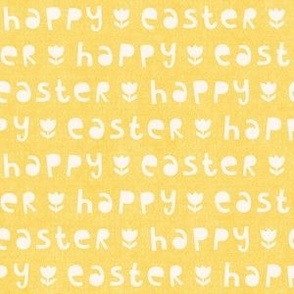 Happy Easter Greeting, chick yellow (Small)