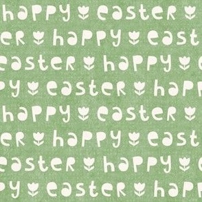 Happy Easter Greeting, spring green (Small)
