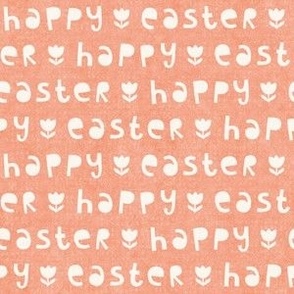 Happy Easter Greeting, sweet orange (Small)