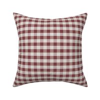 gingham - rosewood - small
