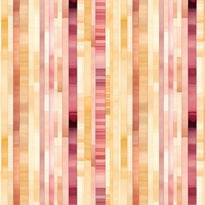 Summer Serenity: Pink, Ochre, Browns Striped Composition