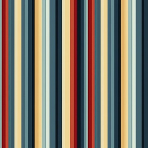 Minimalist Harmony: Multicoloured Striped Wallpaper Vector Abstract