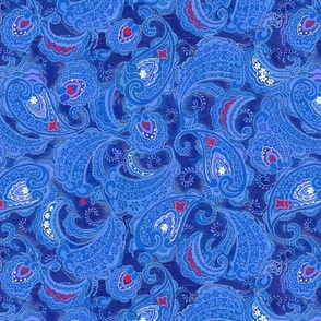 batik Paisley Amerocana BLUE