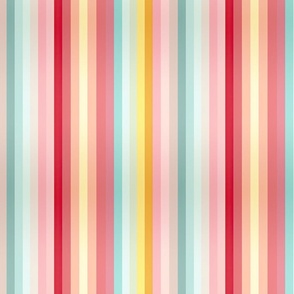 Cute Retro Vibes: Dreamy Candy-Colored Striped Design