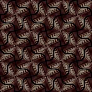 wave 3 copper on black