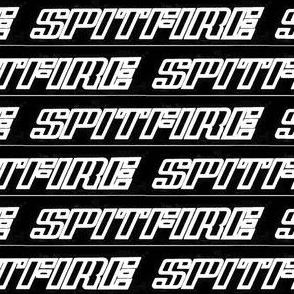 Triumph Spitfire logo horizontal stripe