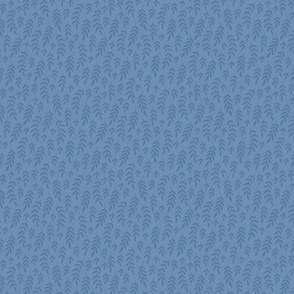 Serenity  mini leaves Jean blue pattern