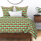 newtruckchristmasfabric