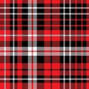 Modern Red Plaid | Red Check