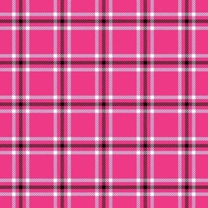 Bright Pink Plaid | Hot Pink Check