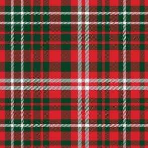 Basic Red and Green Plaid | Green and Red Christmas Check