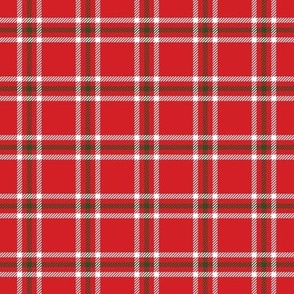 Modern Red Plaid | Red Check