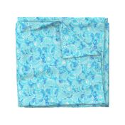 batik Paisley light blue