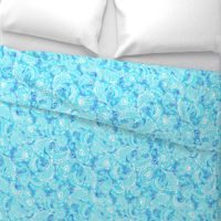 batik Paisley light blue