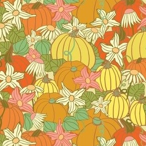 Floral Pumpkin Patch
