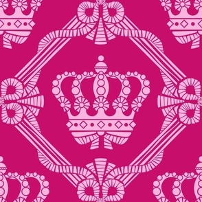 Crown damask pink