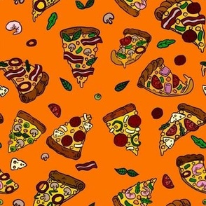 Pizza on Orange