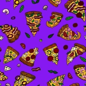 Pizza on Royal Purple