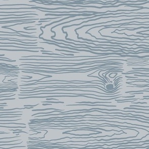 Vertical Wood Grain Pattern in Dusty Grey Blues.