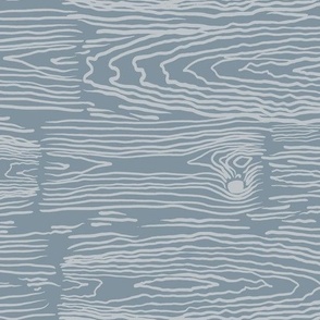 Vertical Wood Grain Pattern in Dusty Grey Blues.