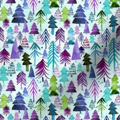 Arctic whimsy trees 4inch