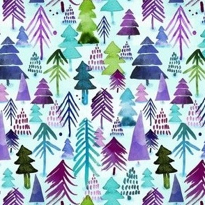 Arctic whimsy trees 4inch
