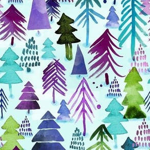 Arctic whimsy trees 8inch