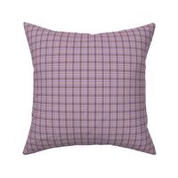 Cozy cabin mini plaid-MAUVE