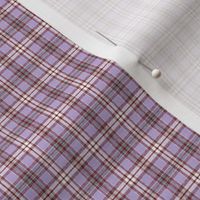 Cozy cabin mini plaid-MAUVE