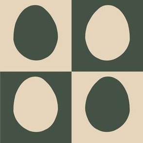 Checkered Green Egg